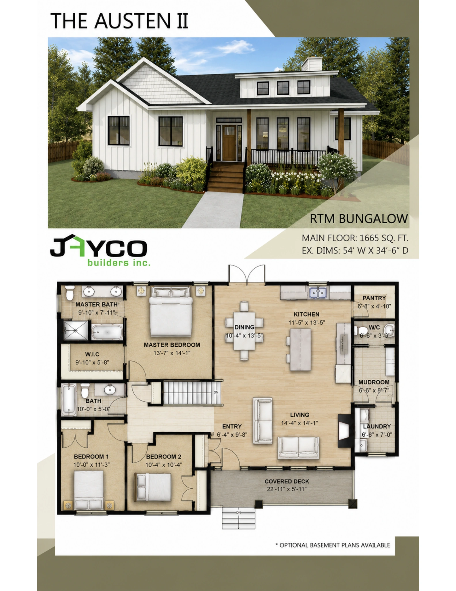 The Austen II Ready-to-Move Bungalow floorplan by Jayco Homes