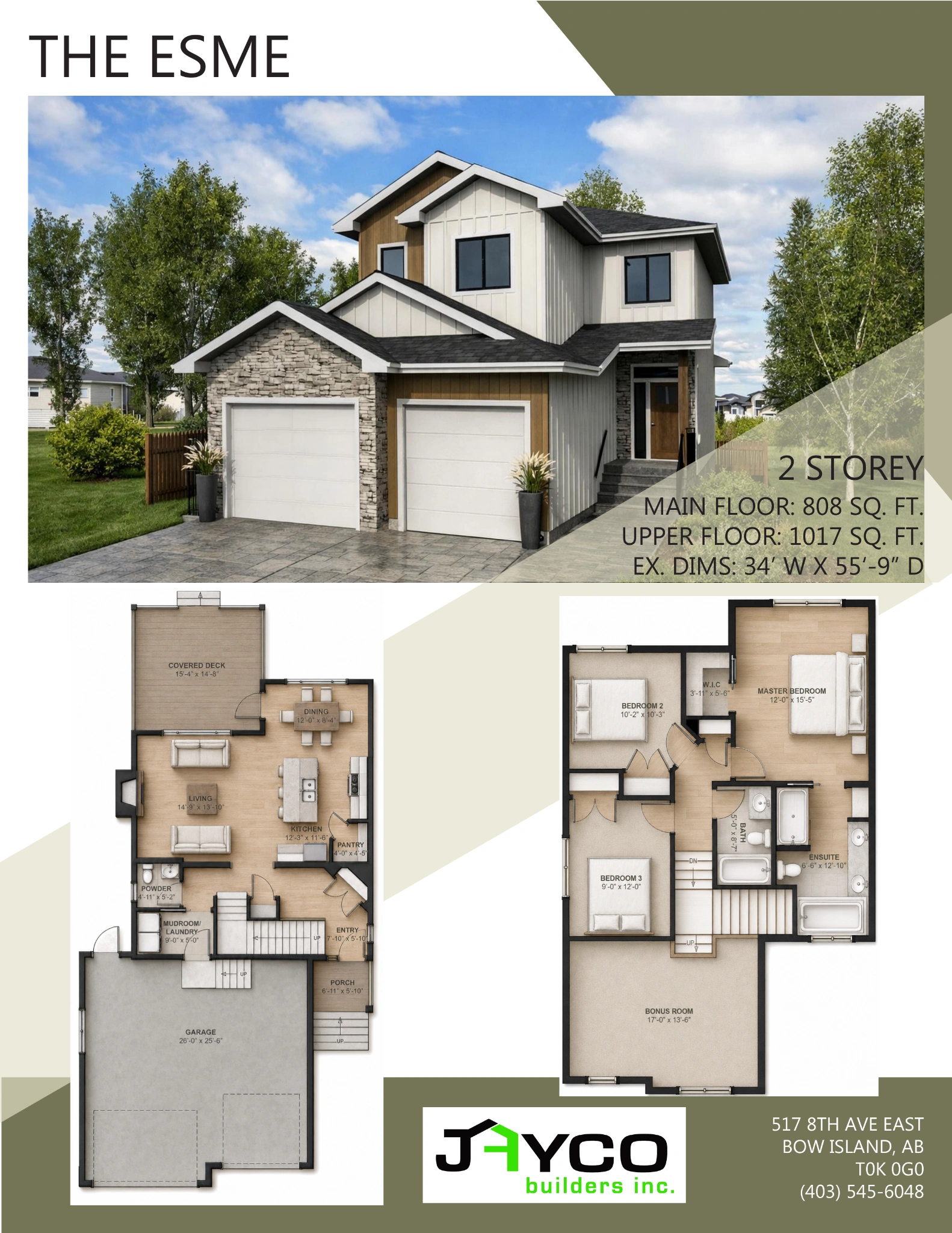 The Esme Built-On-Site 2-Storey floorplan by Jayco Homes