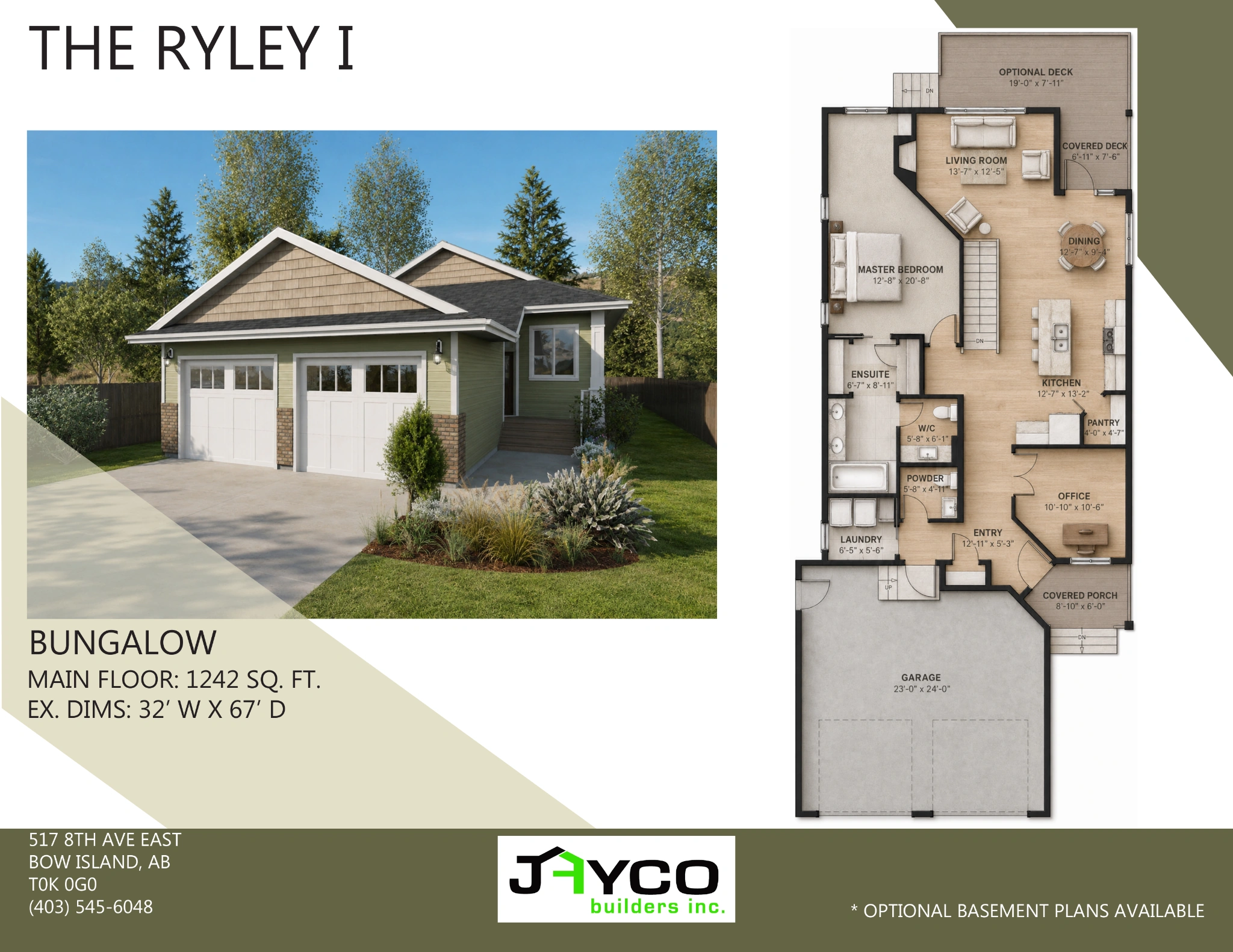 The Ryley I Built-On-Site Bungalow floorplan by Jayco Homes