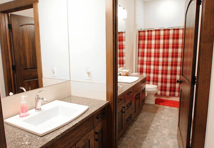 Custom Cabin — bathroom