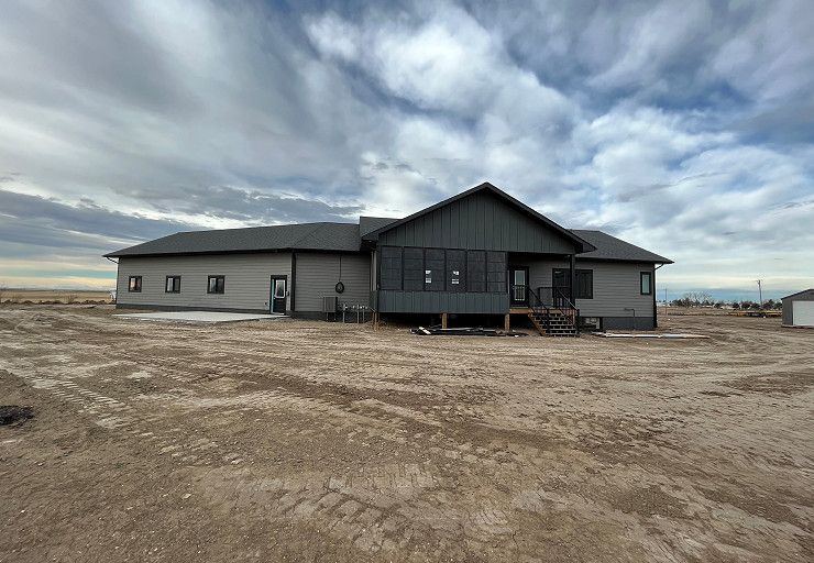 Custom Everest I Prairie Edition — expansive custom acreage-home exterior