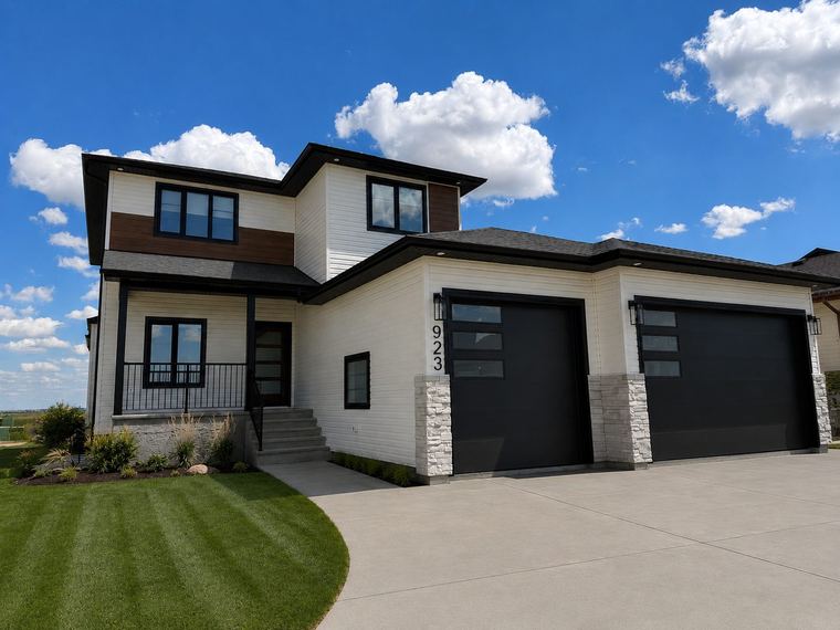 Manor Place — completed custom home exterior