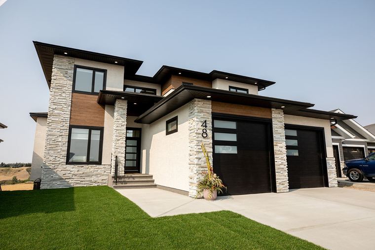 Modern residential exterior