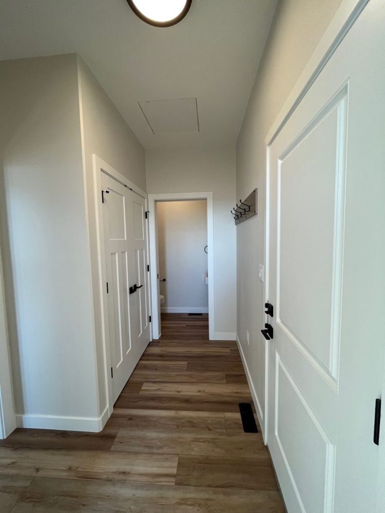 Hallway and mudroom storage
