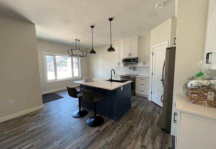 Compact showhome kitchen