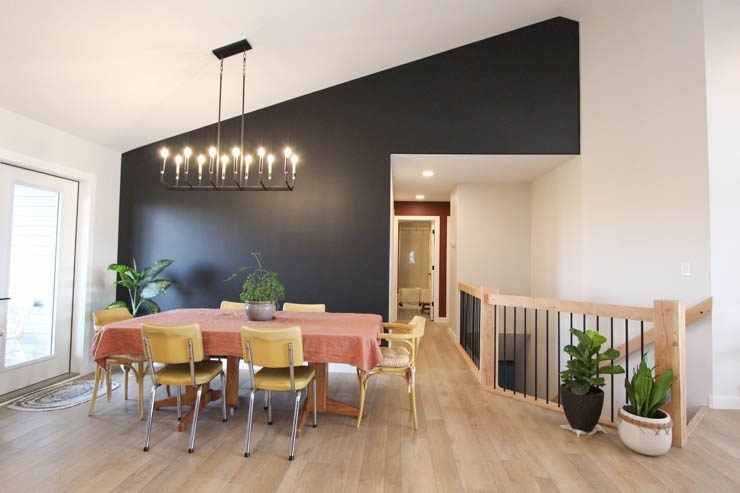 Custom Clive — dining room and stair connection