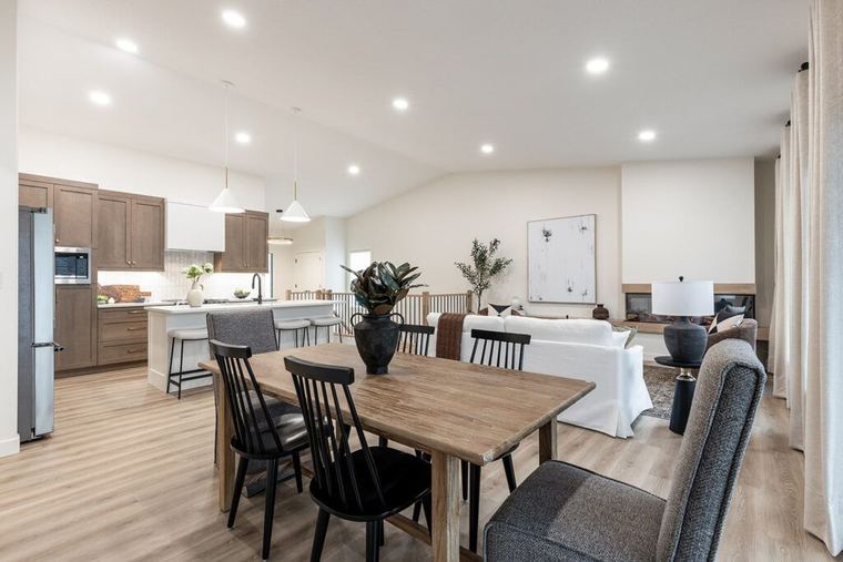 The Devon — open kitchen, dining and living area designed for everyday gathering