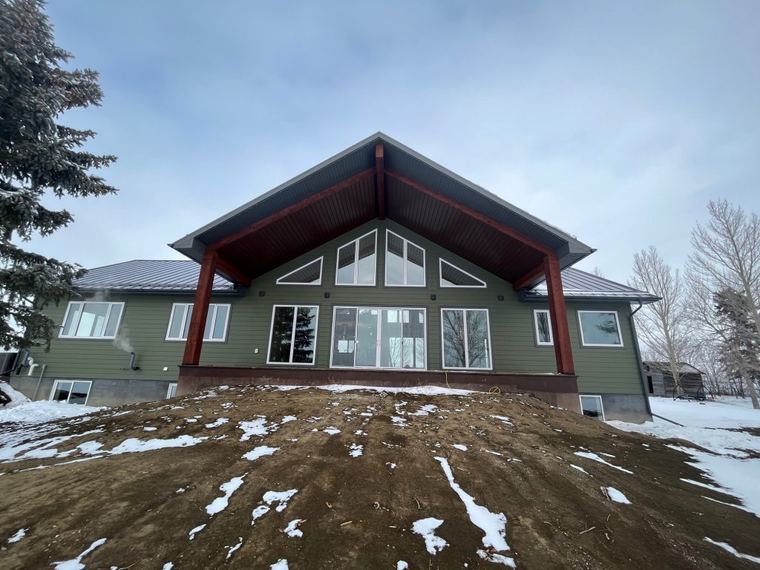 Simple Luxury RTM — completed rural exterior