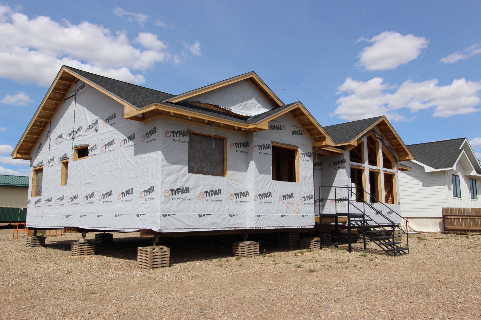 RTM homes under construction at the Jayco yard
